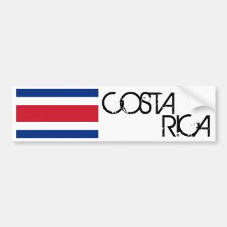 Pegatina Para Coche Bandera de Costa Rica