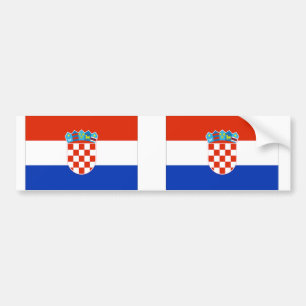 Pegatina Para Coche Bandera de Croacia
