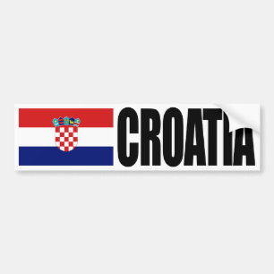 Pegatina Para Coche Bandera de Croacia