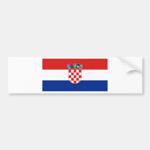Pegatina Para Coche Bandera de Croacia HR Hrvatska