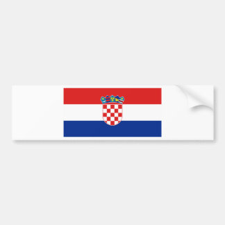 Pegatina Para Coche Bandera de Croacia HR Hrvatska