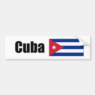 Pegatina Para Coche Bandera de Cuba