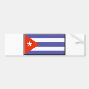 Pegatina Para Coche Bandera de Cuba
