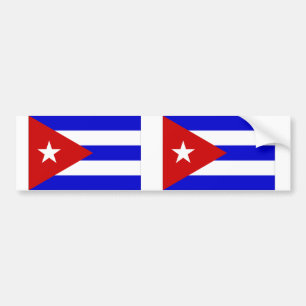Pegatina Para Coche Bandera de Cuba