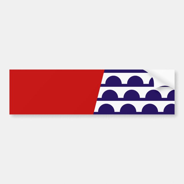 Pegatina Para Coche Bandera de Des Moines (ciudad de Iowa) (Frente)