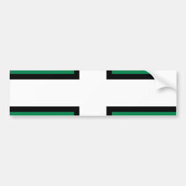 Pegatina Para Coche Bandera de Devon (condado del Reino Unido)