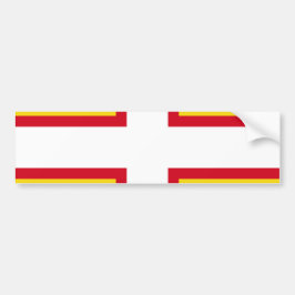 Pegatina Para Coche Bandera de Dorset (condado del Reino Unido)