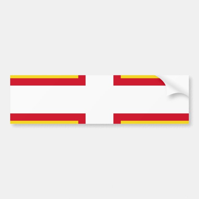 Pegatina Para Coche Bandera de Dorset (condado del Reino Unido) (Frente)