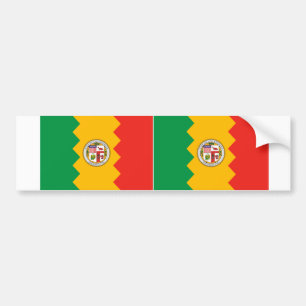 Pegatina Para Coche Bandera de DOS Los Ángeles