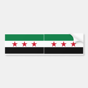 Pegatina Para Coche Bandera de DOS Siria