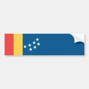 Pegatina Para Coche Bandera de Durham (Carolina del Norte, Estados Uni