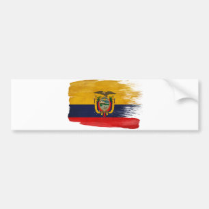 Pegatina Para Coche Bandera de Ecuador
