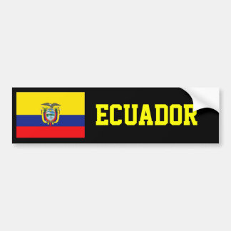 Pegatina Para Coche Bandera de Ecuador