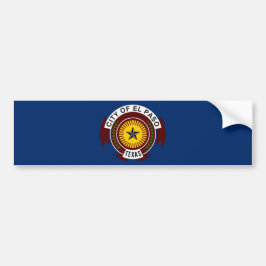 Pegatina Para Coche Bandera de El Paso (Texas)