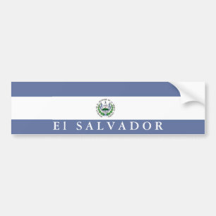 Pegatina Para Coche Bandera de El Salvador