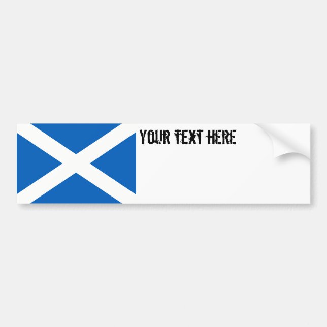 Pegatina Para Coche Bandera de Escocia (Frente)