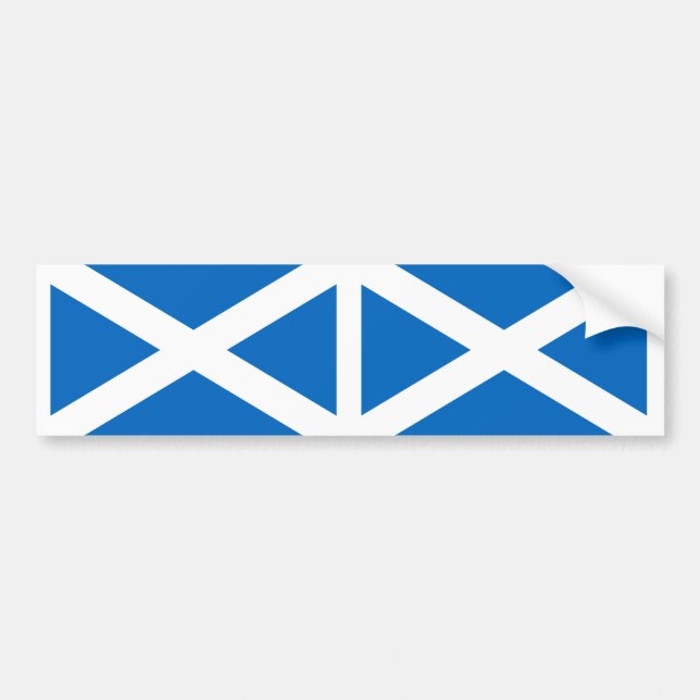 Pegatina Para Coche Bandera de Escocia (Frente)