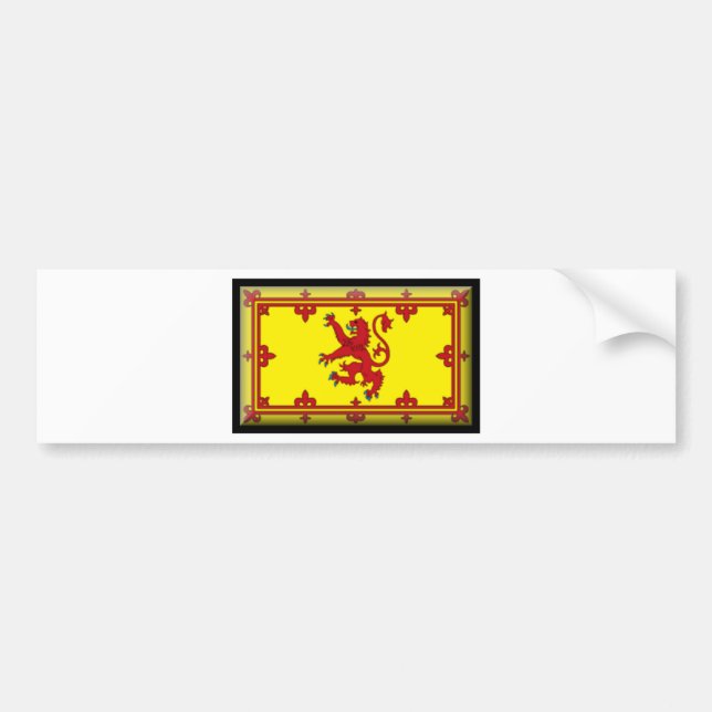 Pegatina Para Coche Bandera de Escocia (Frente)