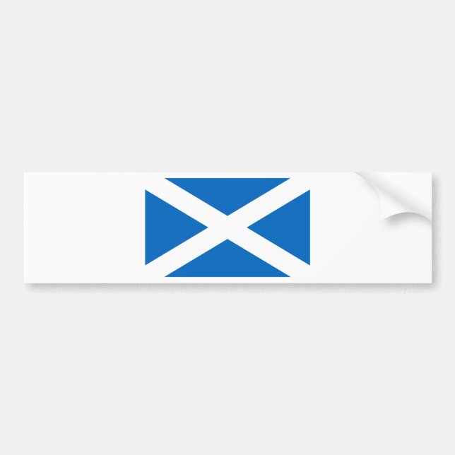 Pegatina Para Coche Bandera de Escocia (Frente)
