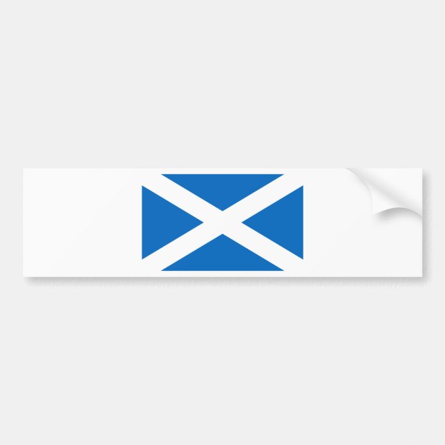 Pegatina Para Coche Bandera de Escocia (Frente)
