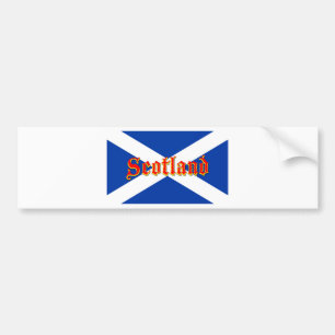 Pegatina Para Coche Bandera de Escocia Saltire - Imagen de alta calida