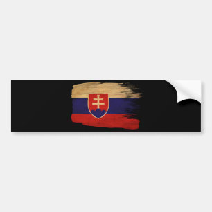 Pegatina Para Coche Bandera de Eslovaquia