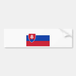 Pegatina Para Coche Bandera de Eslovaquia