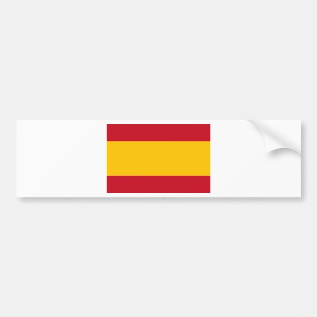 Pegatina Para Coche Bandera de España, Bandera de España, Bandera Espa (Frente)
