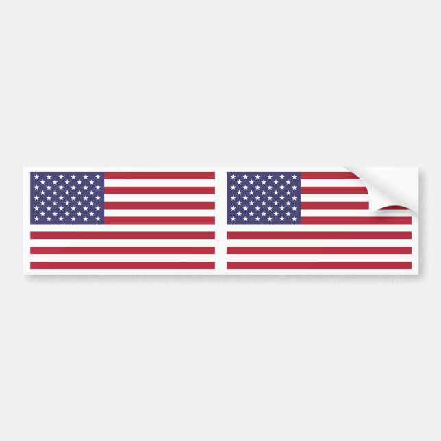 Pegatina Para Coche Bandera de Estados Unidos (Frente)