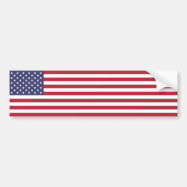 Pegatina Para Coche Bandera de Estados Unidos (Frente)