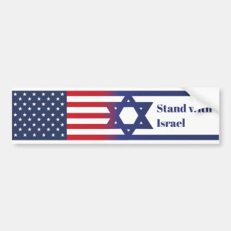 Pegatina Para Coche Bandera de Estados Unidos con bandera israelí