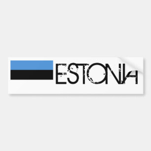 Pegatina Para Coche Bandera de Estonia