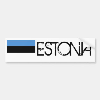 Pegatina Para Coche Bandera de Estonia