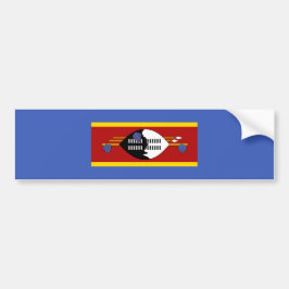 Pegatina Para Coche Bandera de Eswatini (Swazilandia)