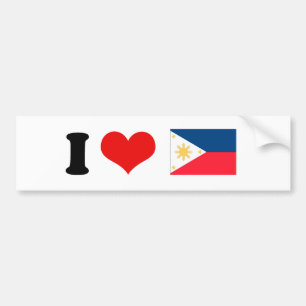 Pegatina Para Coche Bandera de Filipinas