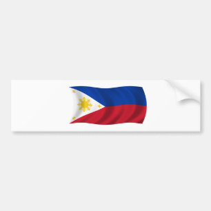 Pegatina Para Coche Bandera de Filipinas