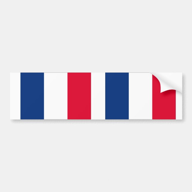 Pegatina Para Coche Bandera de Francia (Frente)