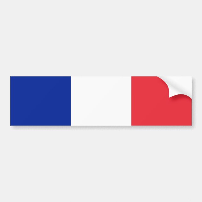 Pegatina Para Coche Bandera de Francia (Frente)