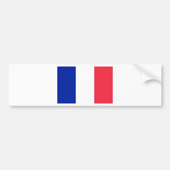 Pegatina Para Coche Bandera de Francia (Frente)