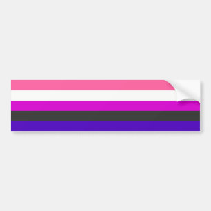 Pegatina Para Coche Bandera de Genderfluid