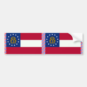 Pegatina Para Coche Bandera de Georgia