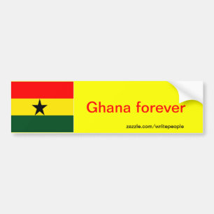 Pegatina Para Coche Bandera de Ghana