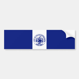Pegatina Para Coche Bandera de Grand Rapids (Michigan City)