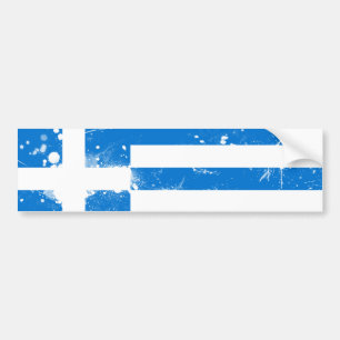 Pegatina Para Coche Bandera de Grecia