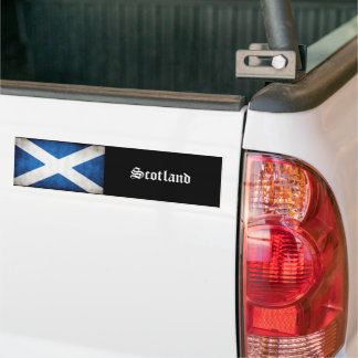 Pegatina Para Coche Bandera de Grunge de Escocia