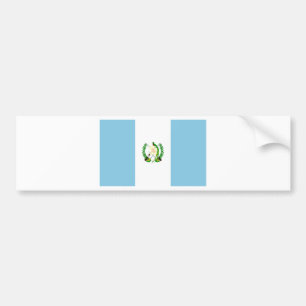 Pegatina Para Coche Bandera de Guatemala