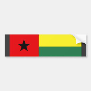 Pegatina Para Coche Bandera de Guinea-Bissau