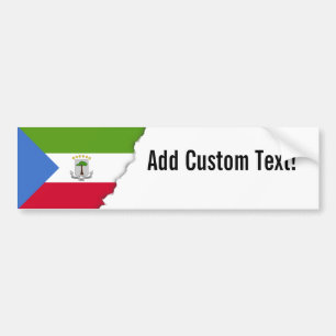 Pegatina Para Coche Bandera de Guinea Ecuatorial