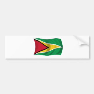 Pegatina Para Coche Bandera de Guyana