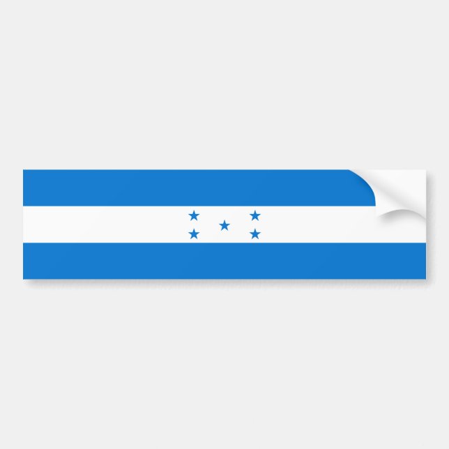 Pegatina Para Coche Bandera de Honduras (Frente)